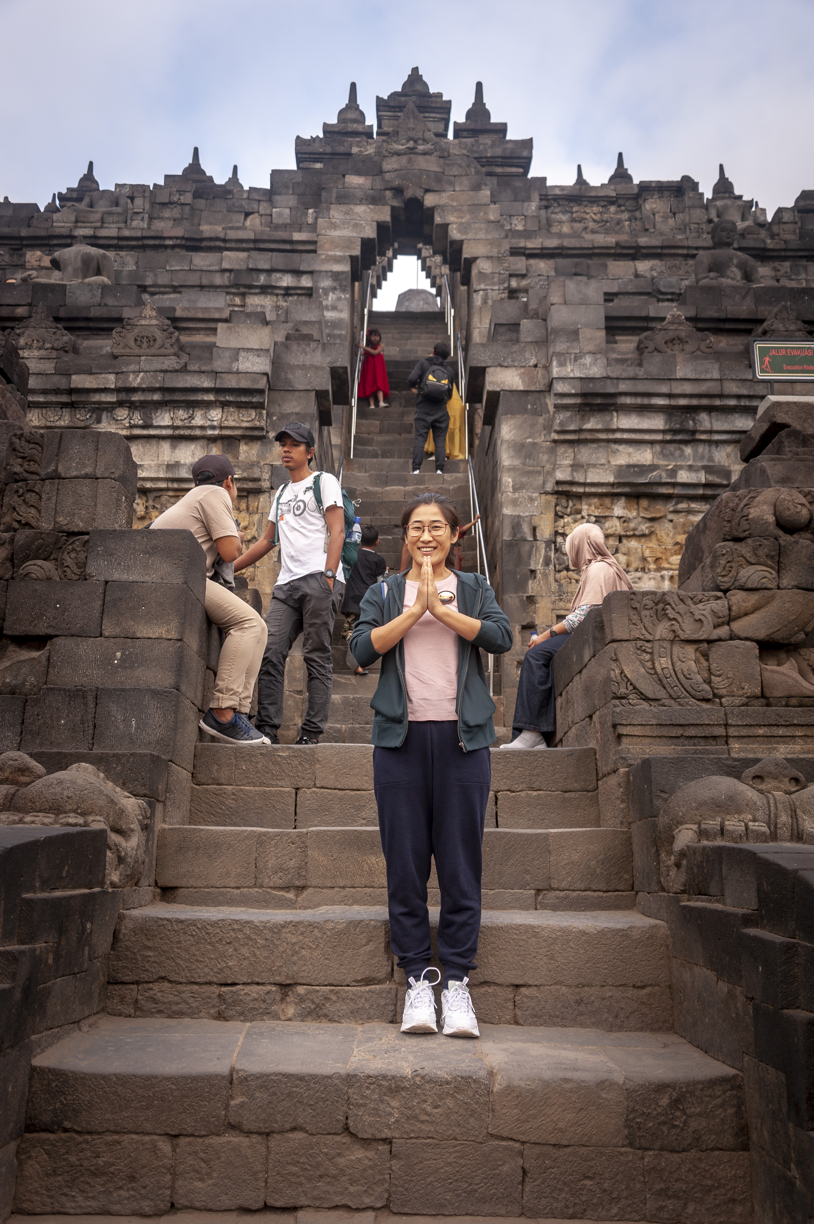 Joy at Borobudur