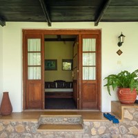 Porch of villa